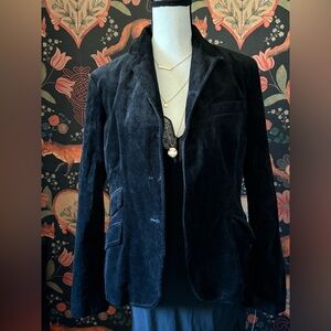 NEW Ralph Lauren Jean Co Women’s Black Corduroy Blazer NWT Velveteen Vintage L